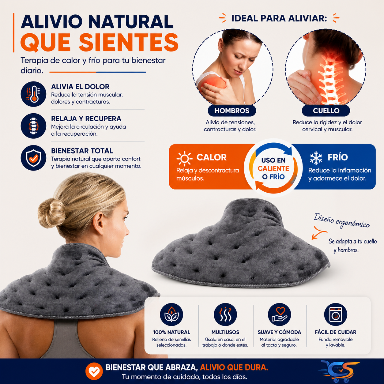 Almohadilla Térmica de frío y calor