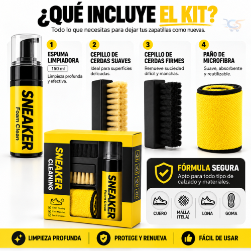 Kit De Limpieza Zapatillas