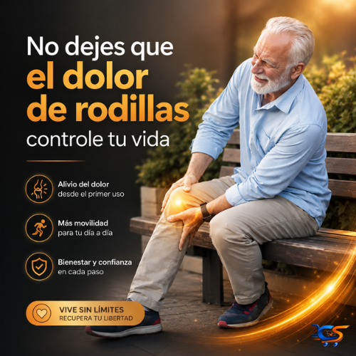 Rodillera Térmica Masaje Vibración Calor