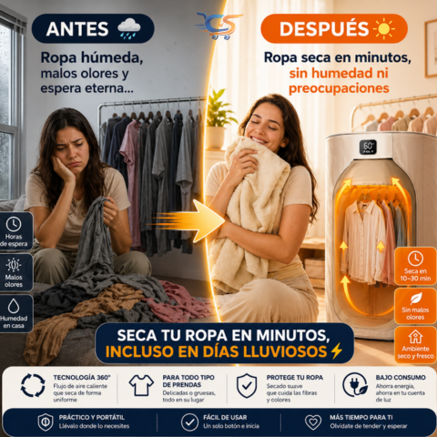 Secador de Ropa Portátil